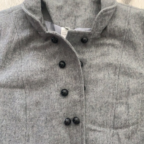Francesca’s collection jacket blazer pleaded military style Small buttons wool - Picture 6 of 9